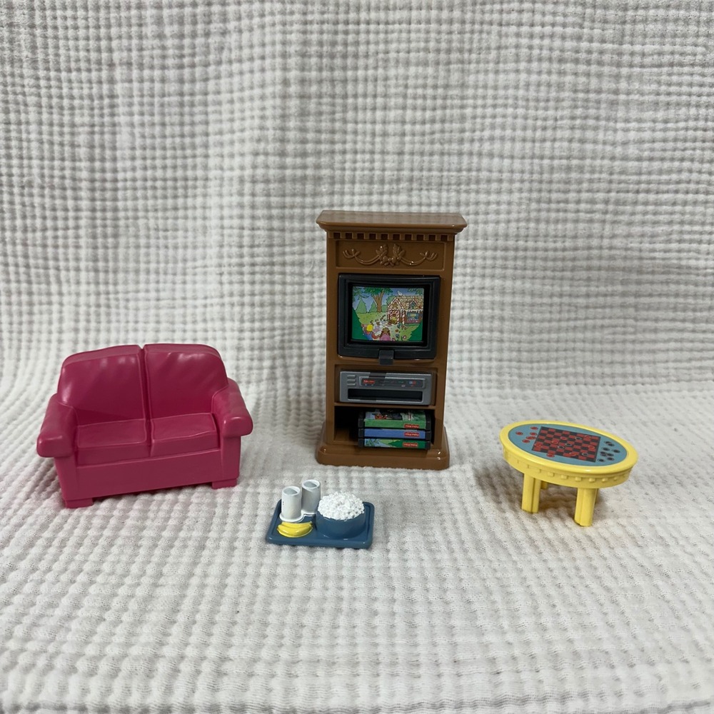 Fisher Price Loving Family Night at the Movies Set # 74817 Complete